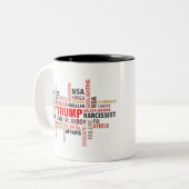 アンチ·ドナルド·トランプ2020 ツートーンマグカップ (正面左)