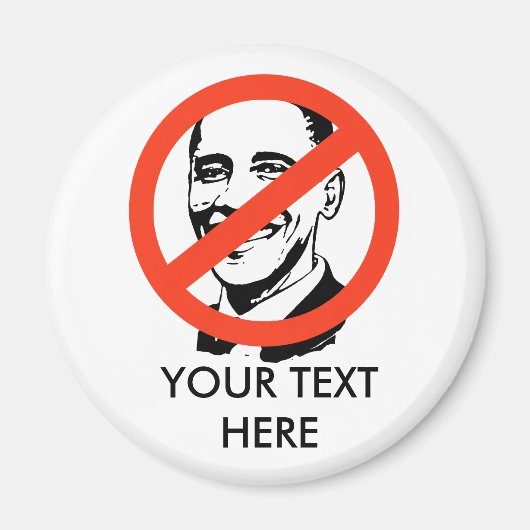 アンチ-バラクオバマ：アンチ – オバマ マグネット (正面)