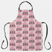 アンチ・バレンタインデーおもしろいアライグマかわいいかわいい エプロン (正面)