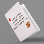 アンチ・バレンタインデーおもしろいビール カード