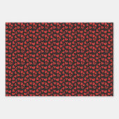 アンチ – バレンタイン壊れたハートパターン4 ラッピングペーパーシート (正面3)