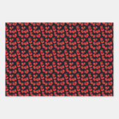 アンチ – バレンタイン壊れたハートパターン6 ラッピングペーパーシート (正面3)