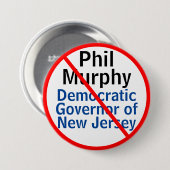 アンチ・フィル・マーフィー・デモクラット州知事 缶バッジ (正面&裏面)