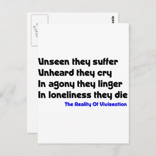 アンチ ポストカード (正面/裏面)