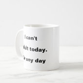 アンチ – 不倫 – 永遠に子供っぽいマグカップ コーヒーマグカップ (正面左)