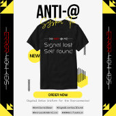 アンチ-@ System Tee: Digital Detox Uniform Tシャツ