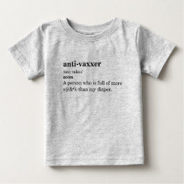 アンチ-Vaxxerディクショナリ定義 ベビーTシャツ