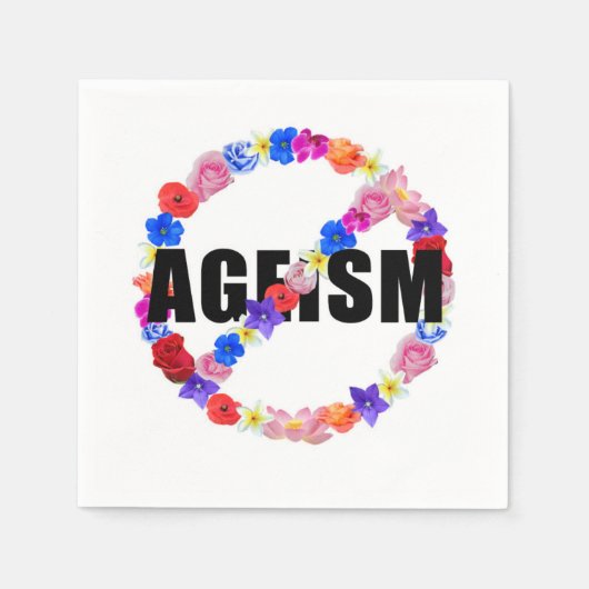 アンチAgeismシリーズ スタンダードカクテルナプキン (正面)