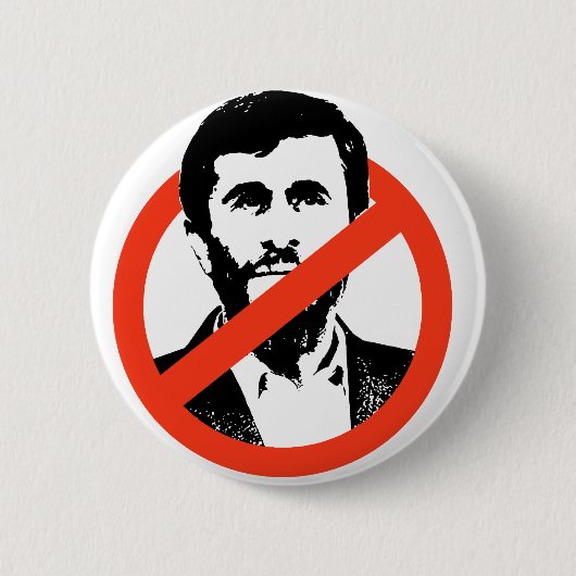 アンチAhmadinejad 缶バッジ (正面)