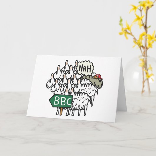 アンチBBC カード (黄色い花)