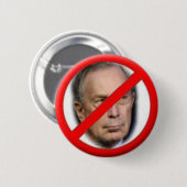 アンチBloomberg Pin 2009 NYの市長 缶バッジ (正面&裏面)