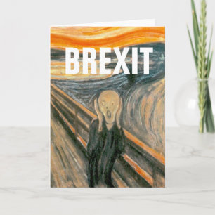 アンチBREXIT、エドヴァルド・ムンク1893年著"叫び": カード