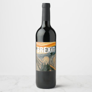 アンチBREXIT、エドヴァルド・ムンク1893年著"叫び": ワインラベル