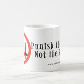 アンチBSLは行為品種マグではなくを罰します コーヒーマグカップ (中央)