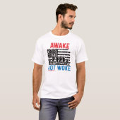 アンチCancel Culture AWAKE not wake Tシャツ (正面フル)