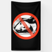 アンチConway -反Kellyanne Conway 横断幕 (縦)