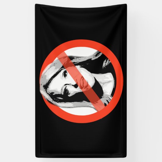 アンチConway -反Kellyanne Conway 横断幕 (縦)