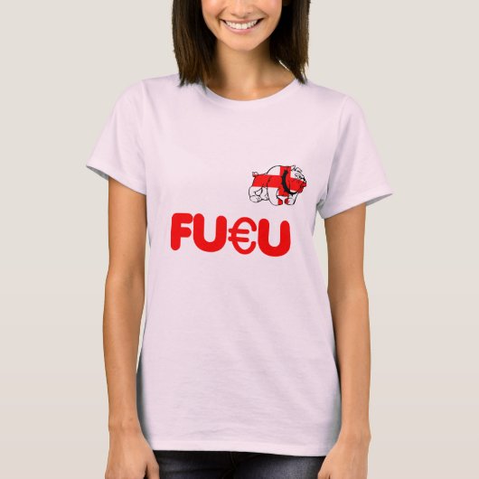 アンチEU英語 Tシャツ (正面)