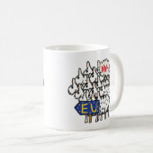 アンチEU Brexit コーヒーマグカップ (正面右)