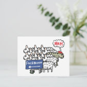 アンチFacebook ポストカード (スタンド正面)