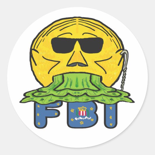 アンチFBI ラウンドシール (正面)