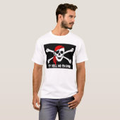 アンチGMO海賊、いいえ、Tシャツ Tシャツ (正面フル)