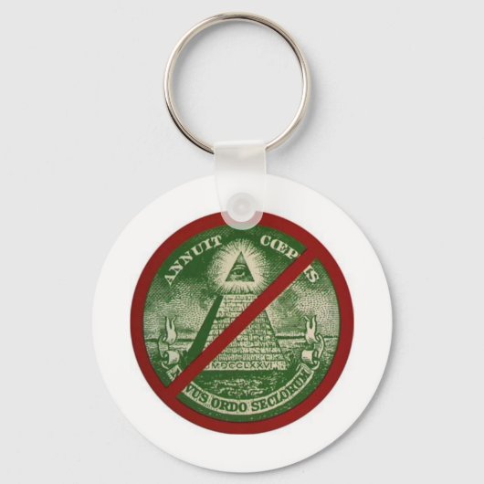 アンチIlluminatiキーチェーン キーホルダー (正面)