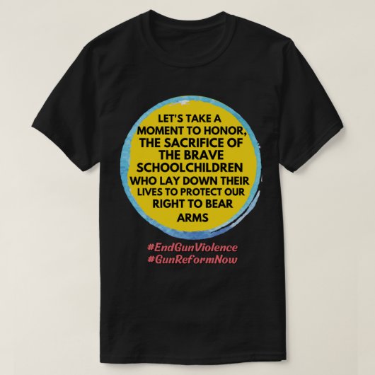 アンチNRA 2022 Common Sense Gun Control Gun Refor Tシャツ (デザイン正面)