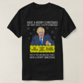 アンチPMジョンソンコンサステナブルトリーポリティアルボリス Tシャツ (デザイン正面)