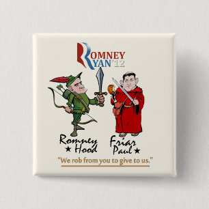 アンチRomneyかライアン 缶バッジ