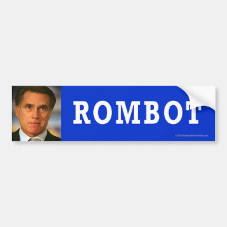 アンチRomneyのステッカーRombot バンパーステッカー