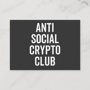 アンチSocial Crypto Club 名刺