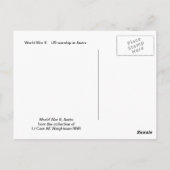 アンツィオの第二次世界大戦のアメリカ軍艦 ポストカード (裏面)