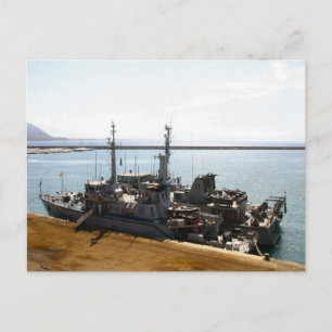 アンツィオの第二次世界大戦の軍艦 ポストカード