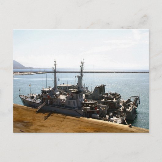 アンツィオの第二次世界大戦の軍艦 ポストカード (正面)