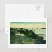 アンティオキアとサンホアキン川の空中眺め ポストカード (正面/裏面)