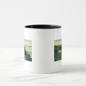 アンティオキアとサンホアキン川の空中眺め マグカップ (中央)