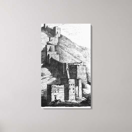 アンティオキアの城壁， 1894 キャンバスプリント (正面)