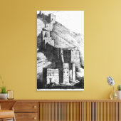 アンティオキアの城壁， 1894 キャンバスプリント (インサイチュ (リビング))