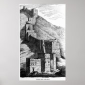 アンティオキアの城壁， 1894 ポスター (正面)