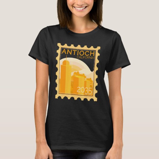 アンティオキアの日没切手 Tシャツ (正面)