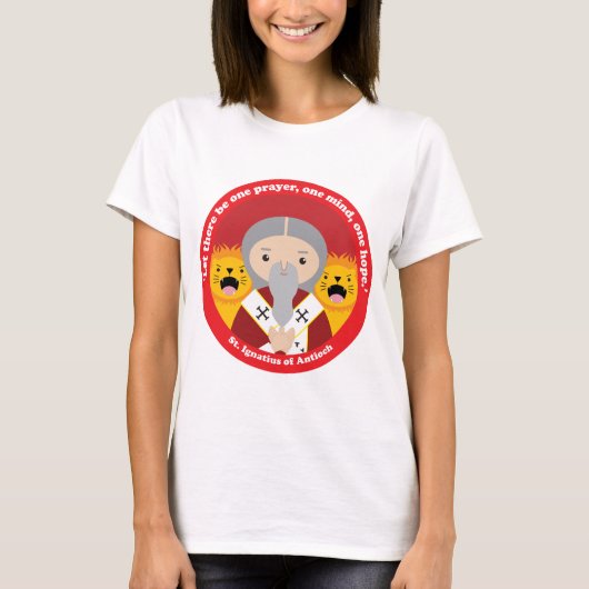 アンティオキアの聖イグネイシャス Tシャツ (正面)
