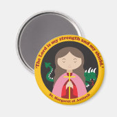 アンティオキアの聖マーガレット マグネット (正面/裏面)