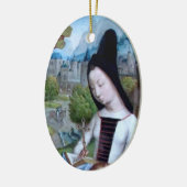 アンティオキアの聖マーガレット(詳細、M 070) セラミックオーナメント (左)