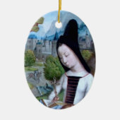 アンティオキアの聖マーガレット(詳細、M 070) セラミックオーナメント (正面)