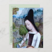 アンティオキアの聖マーガレット(詳細、M 070) ポストカード (正面/裏面)