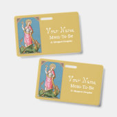 アンティオキアの聖マーガレット(SAU 038) バッジ (正面&裏面)