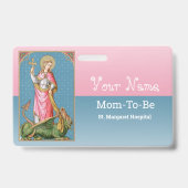 アンティオキアの聖マーガレット(SAU 038) バッジ (裏面)