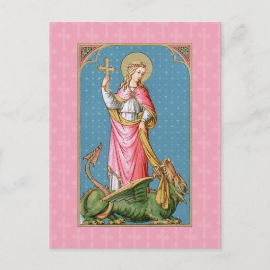 アンティオキアの聖マーガレット(SAU 038) ポストカード (正面)