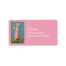 アンティオキアの聖マーガレット(SAU 038) ラベル